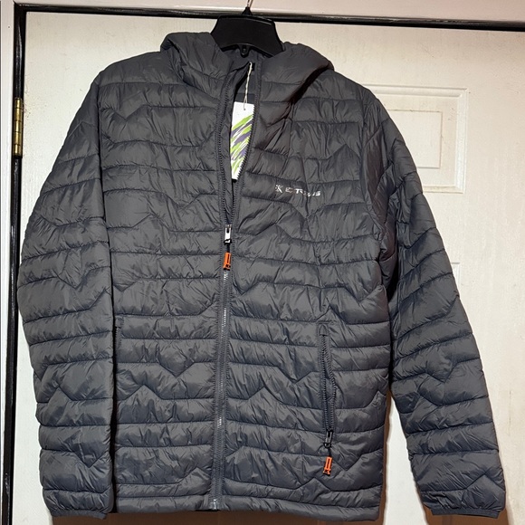 Men's Extremus Charcoal Puffer Jacket